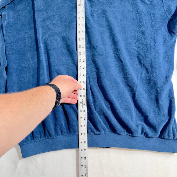 Boundary Line Full Zip Fleece Jacket Woman's L? See Measurement Blue Long Sleeve - Picture 10 of 11